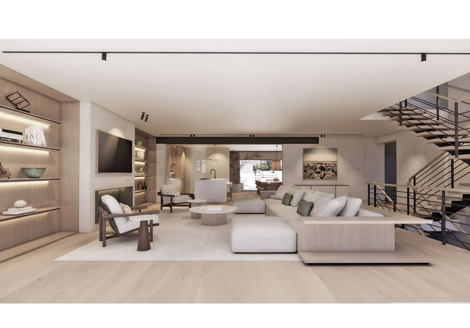 Lumara family villa Cape Town — open-plan light-filled living room
